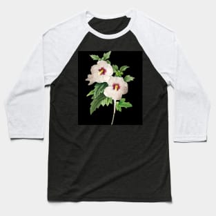 Floral Artwork Baseball T-Shirt